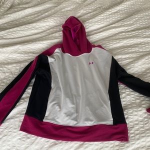 Long sleeve under armor hooded running sweatshirt